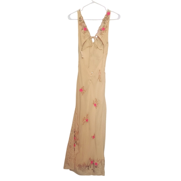 Free People Meet Again Floral Embroidered Midi Dress XS - Picture 6 of 12